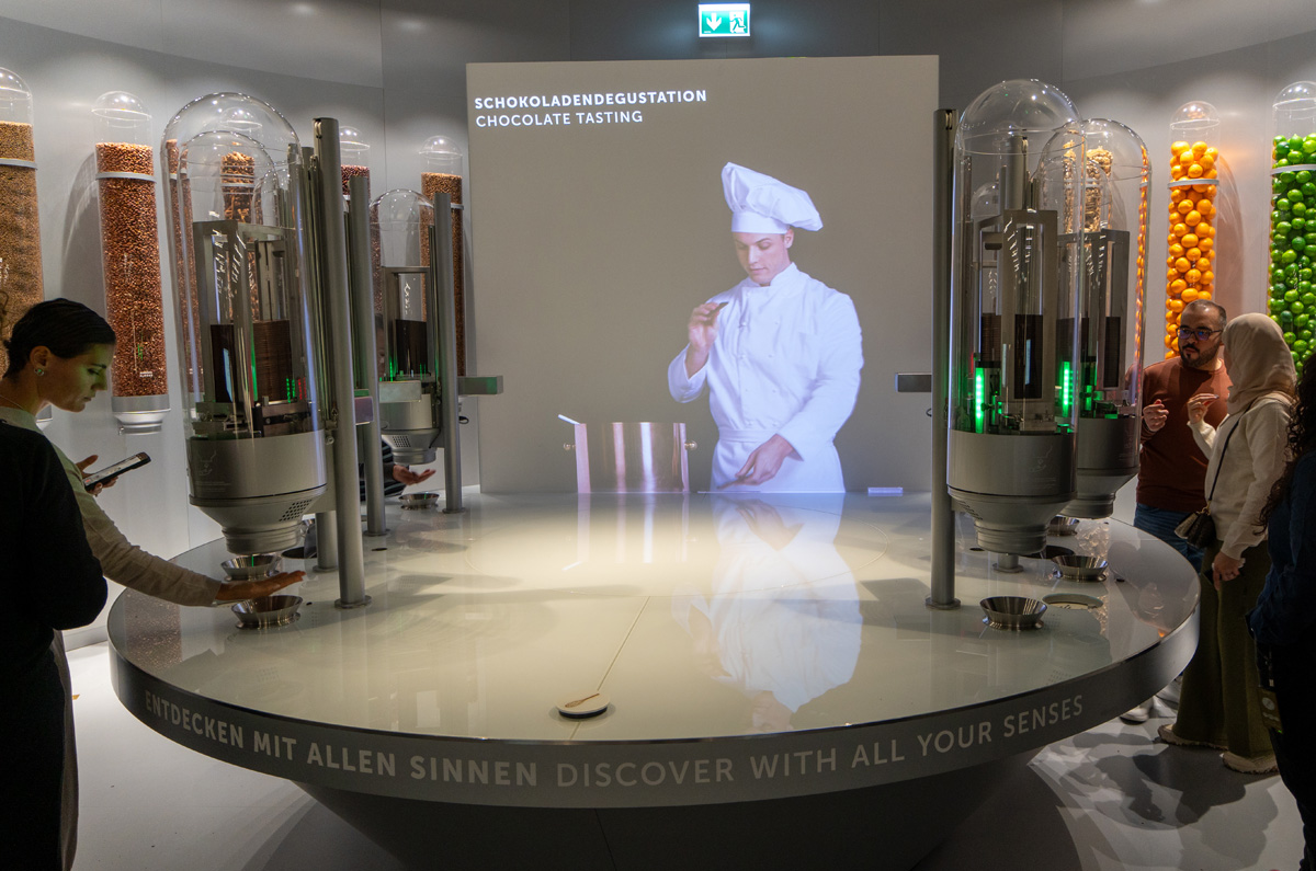 Lindt Home of chocolate, Tasting Area #2 (chocolate chunks)