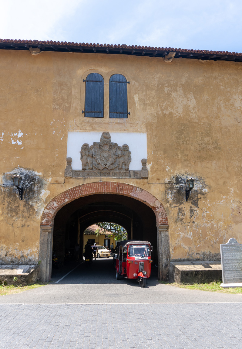 Galle Fort, Old Fort Gate (interior)