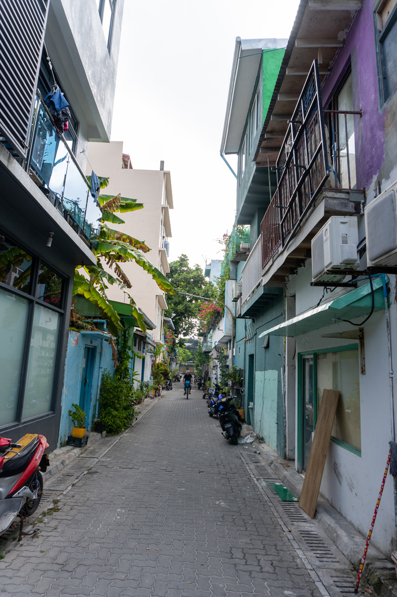 Male, Maldives, Villimalé: But still quite dense