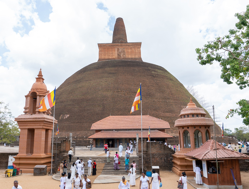 Anuradhapura, Abhayagiri Stupa (from 1st c BCE)