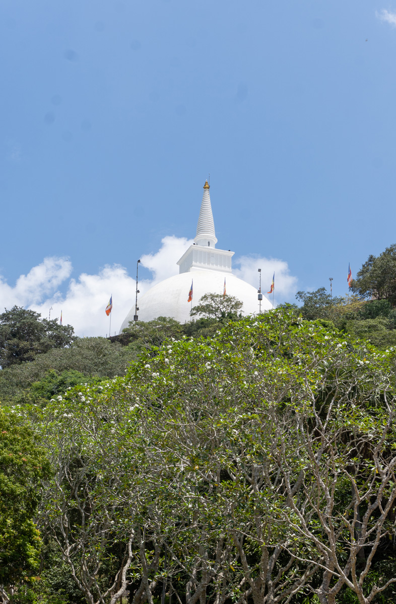 Mihintale, View to Mahaseya Dagoba