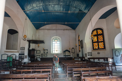 Dutch Reformed Church interior, Galle Fort, 2023 Sri Lanka++