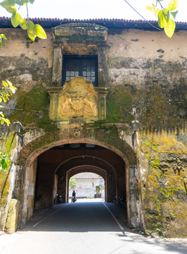 Old Fort gate (exterior), Galle Fort, 2023 Sri Lanka++