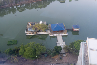 Lake temple beside Marriott, Around Colombo, 2023 Sri Lanka++
