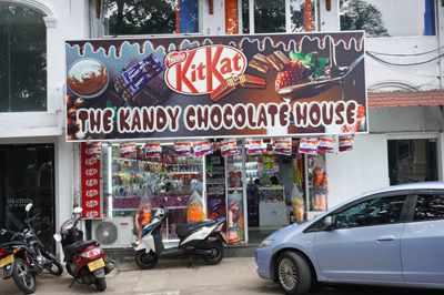 Kandy Chocolate House Purveyors of Milka bars and much else., Around Kandy, 2023 Sri Lanka++