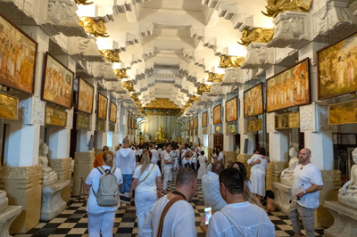 Alut Maligawa shrine hall, Temple of the Tooth, 2023 Sri Lanka++