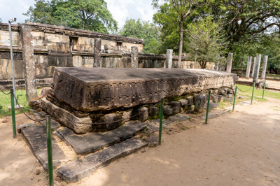 "Stone Book" (12th c), Polonnaruwa Quadrangle, 2023 Sri Lanka++