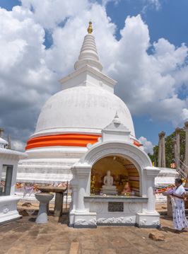 Thuparama Stupa (from 2nd c BCE) The oldest stupa in Sri Lanka, Anuradhapura, 2023 Sri Lanka++