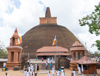 Abhayagiri Stupa (from 1st c BCE), Anuradhapura, 2023 Sri Lanka++