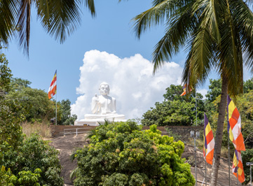 Hilltop Buddha, Mihintale, 2023 Sri Lanka++