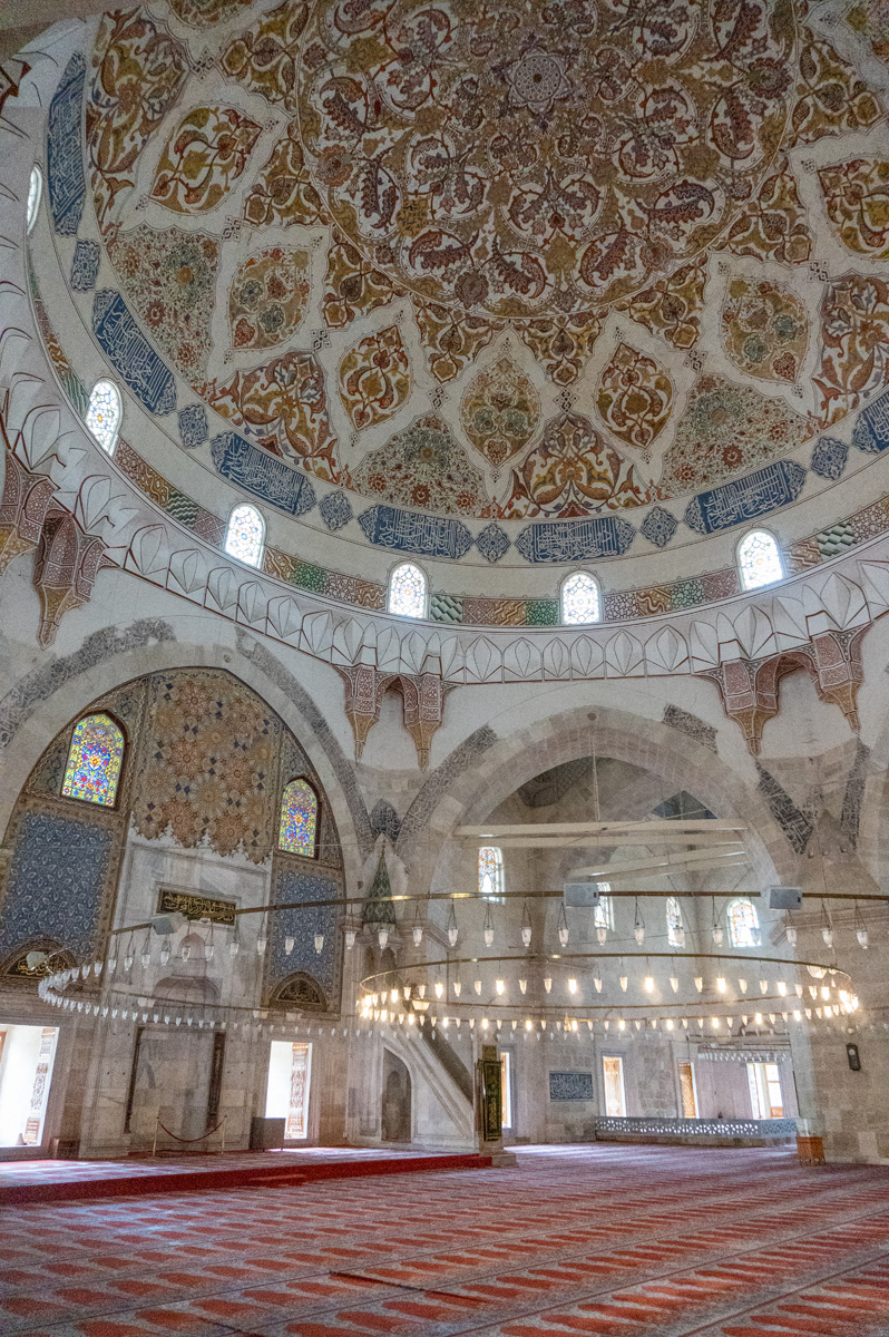 Edirne: Üç Şerefeli Mosque, Üç Şerefeli Mosque interior