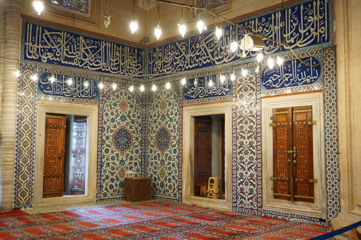 Edirne: Selimiye Mosque, Selimiye Mosque: Interior detail