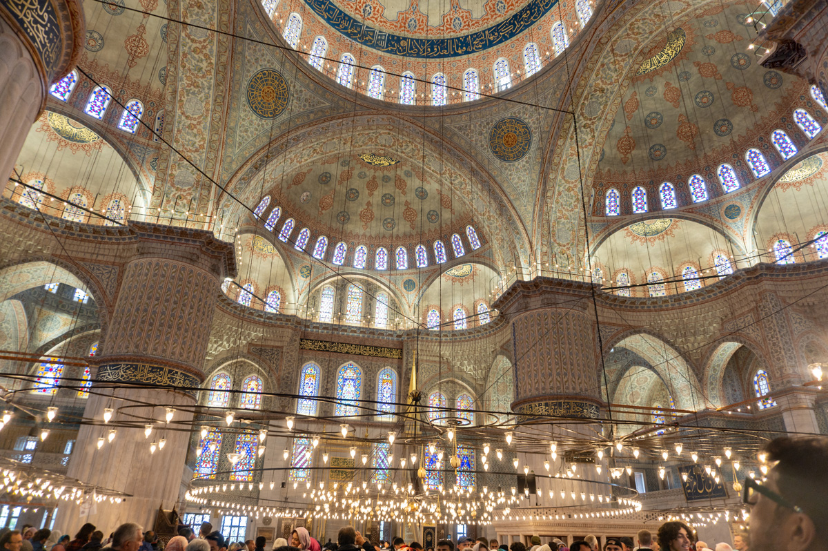 The newly restored Blue Mosque