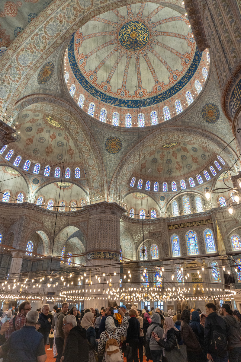 The newly restored Blue Mosque