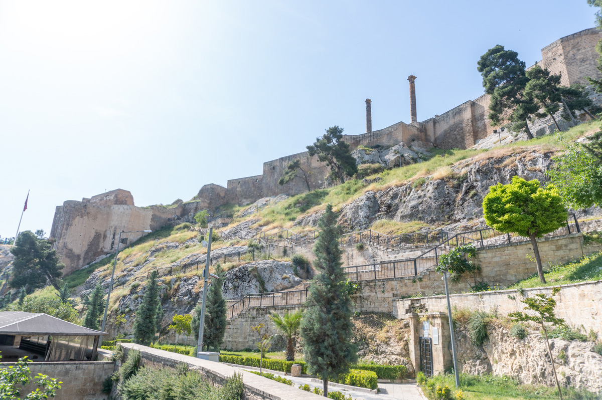 Şanliurfa, Urfa Castle, with Ancient Columns