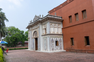Boro Sardar Bari Heavily restored Moghul-style Palace (1901?), Sonārgaon Tour, Bangladesh - March 2024
