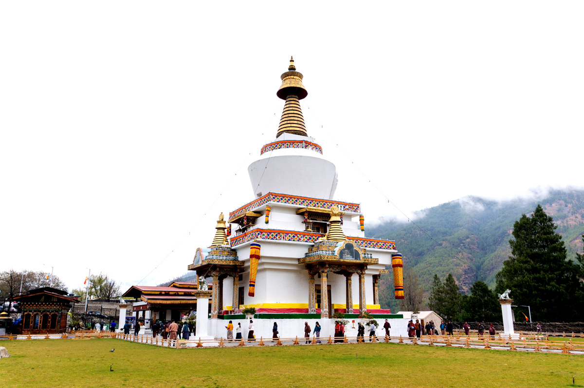 Thimphu, National Memorial Chorten (1974) Commemorates Jigme Dorji Wangchuck, 3rd Druk Gyalpo