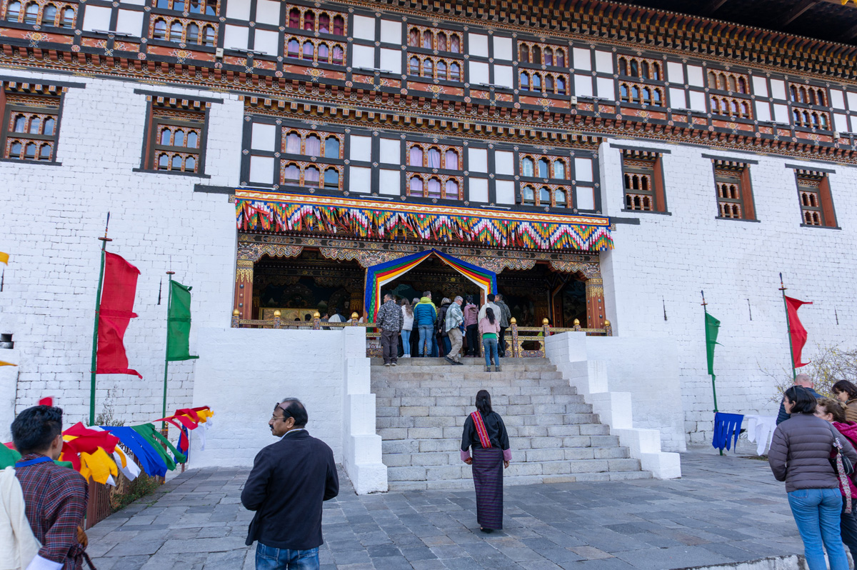 Thimphu Tashichho Dzong, the official Seat of Government, Official Tourist Entry Time