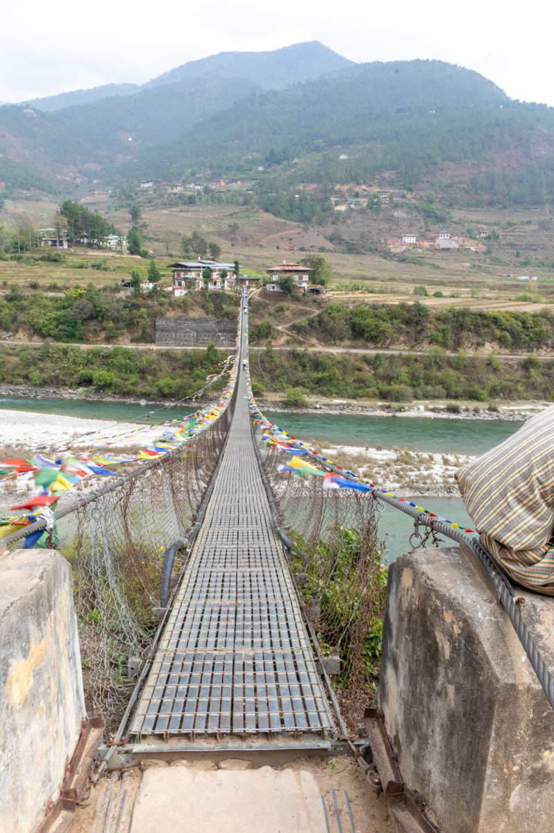 Punakha Dzong, Punakha Suspension Bridge