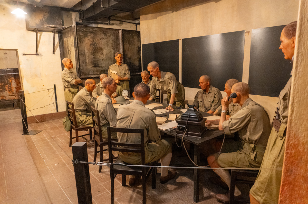 Singapore - the Battlebox, The command staff