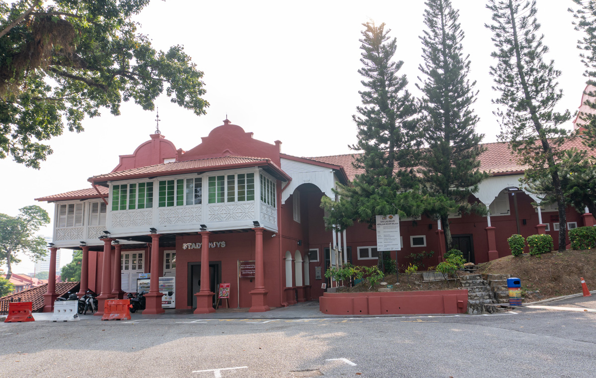 Malaysia - Malacca, Side view of Stadhuys