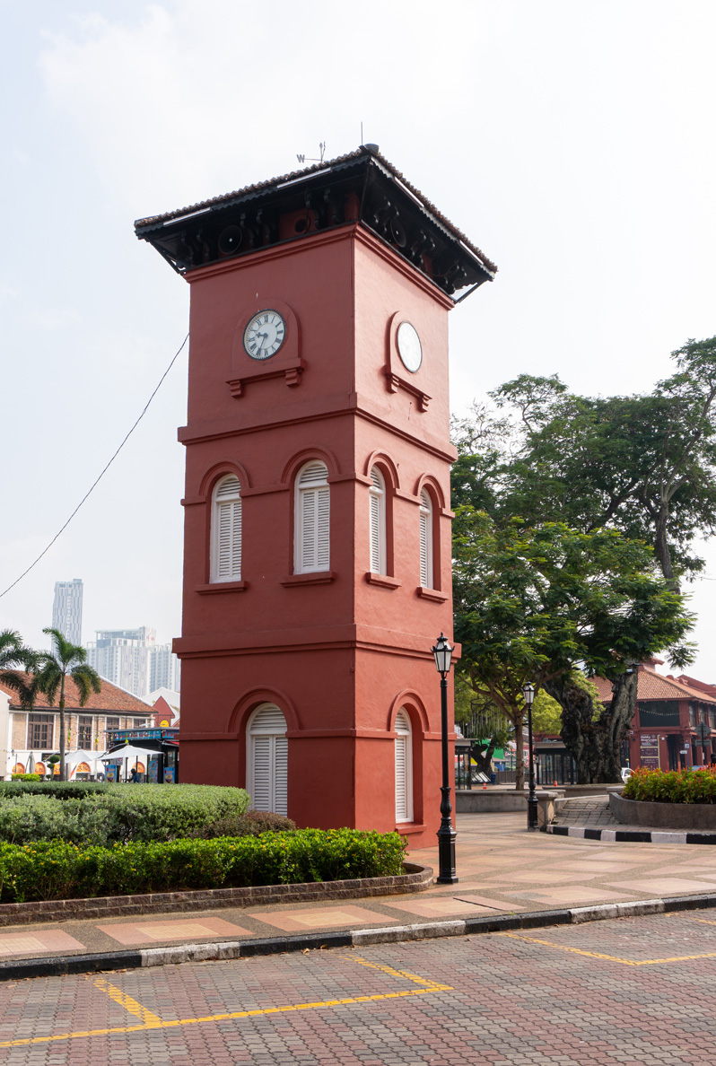 Malaysia - Malacca, 19th c Clock Tower