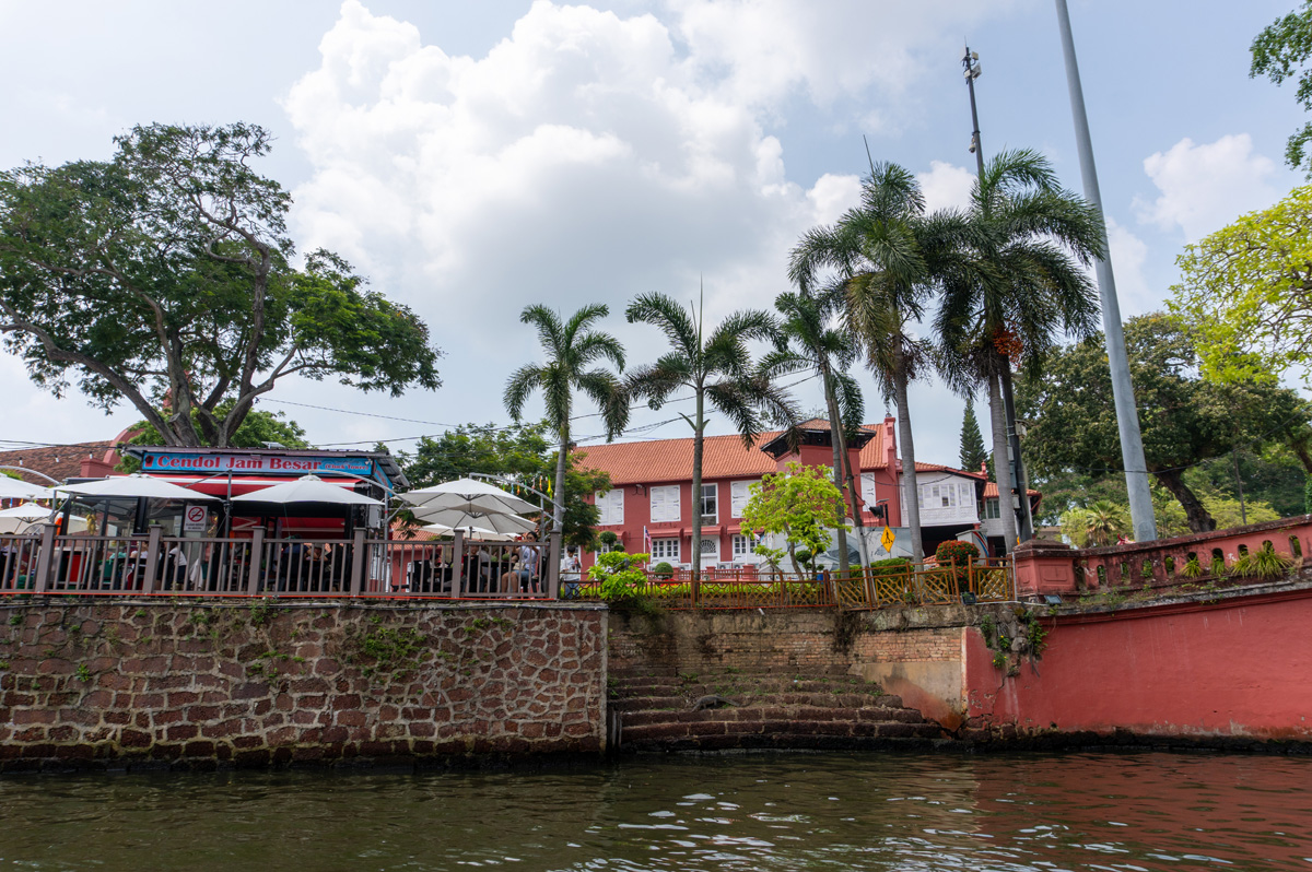 Malaysia - Malacca, Waterfront view to Dutch Square