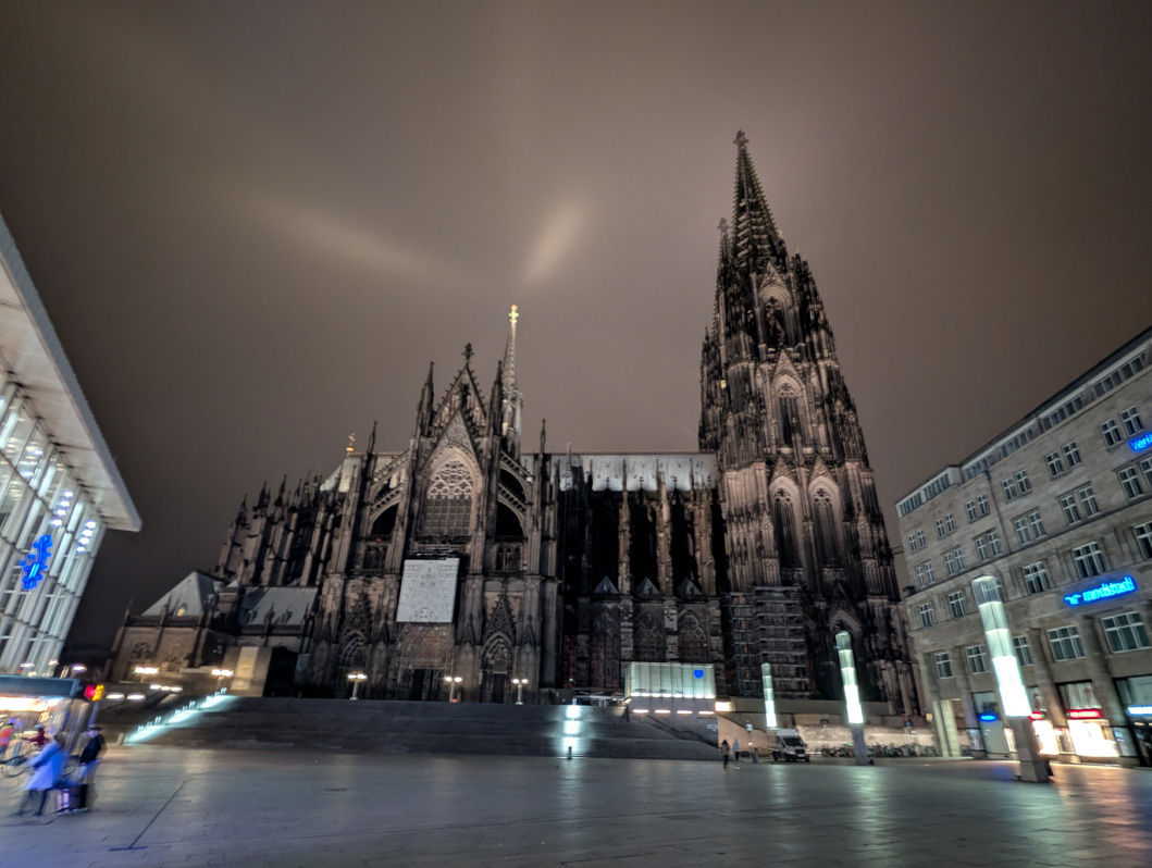 Cologne Cathedral, Night view