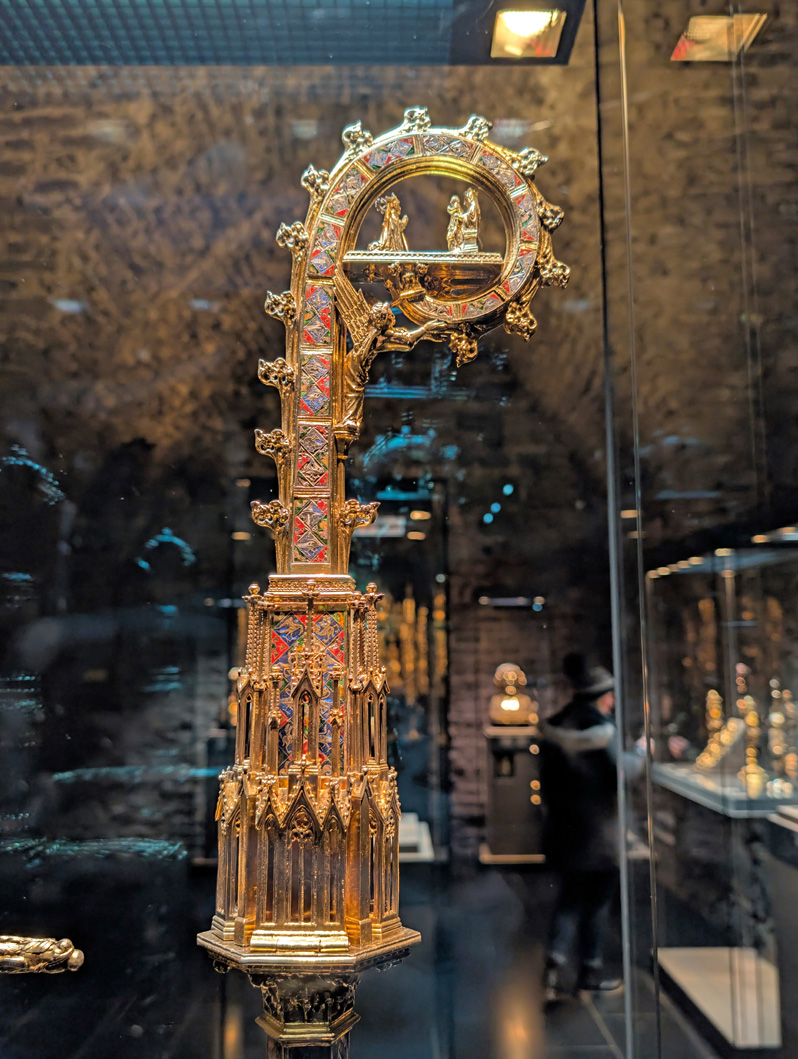 Cologne Cathedral Treasury, Ornate Crozier Head ~1322