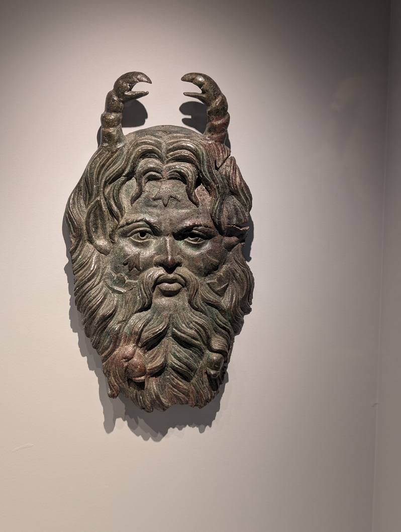 Cologne: Römisch-Germanisches Museum, A plaque of Oceanus / Neptune