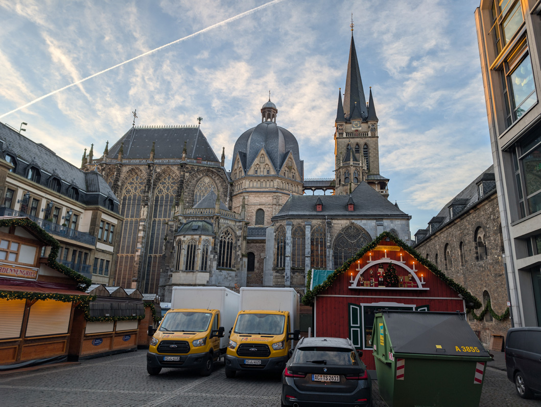 Aachen Cathedral, Cathedral from the North