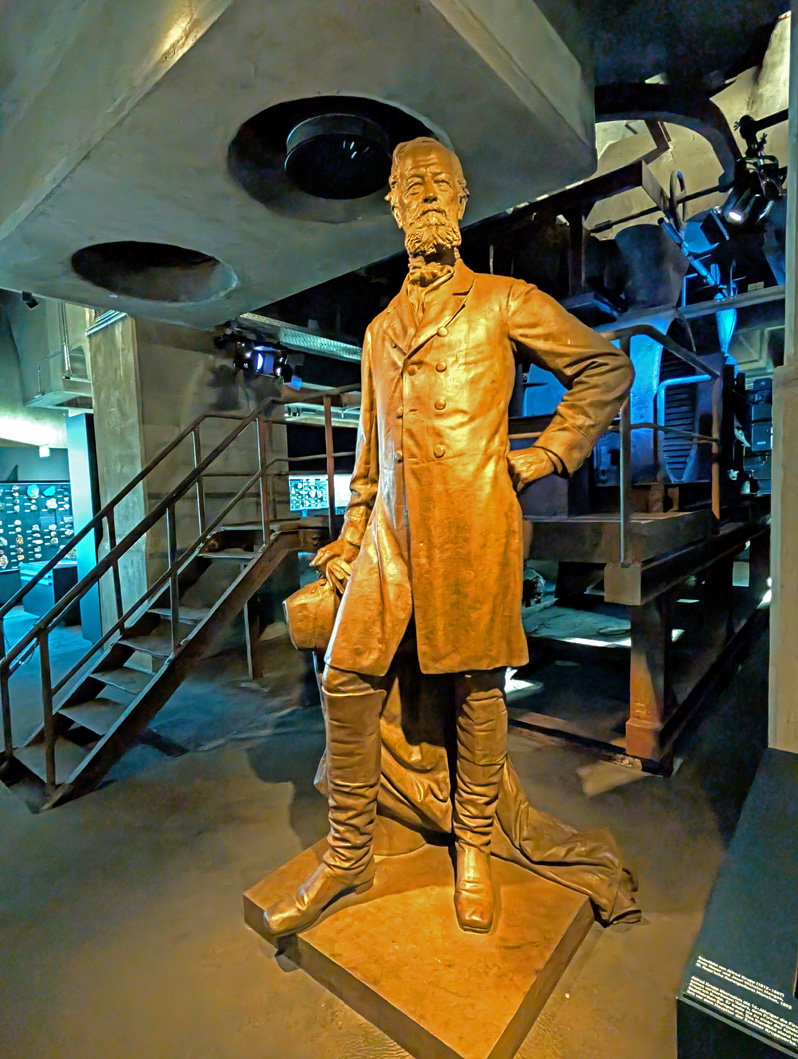 Zollverein Coal Mine, Statue of Alred Krupp (1812-1877)