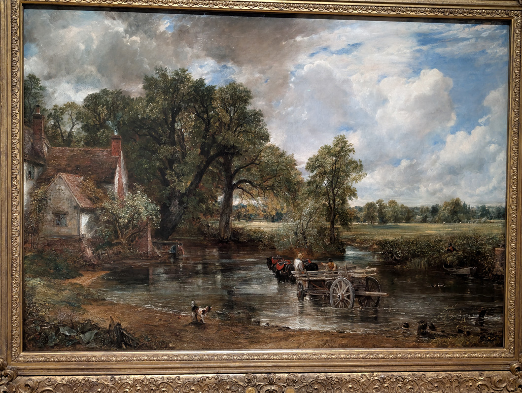 London: National Gallery, Constable.  The Hay Wain (1821)
