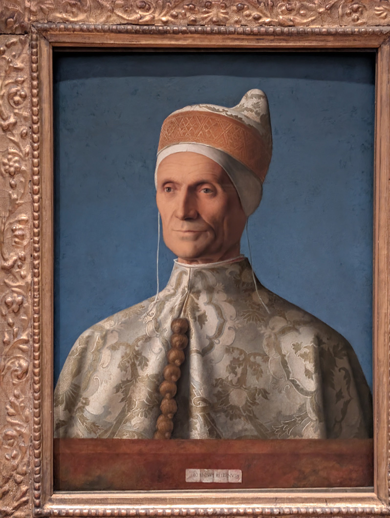 London: National Gallery, Bellini.  Doge Leonardo Loredan (~1502)