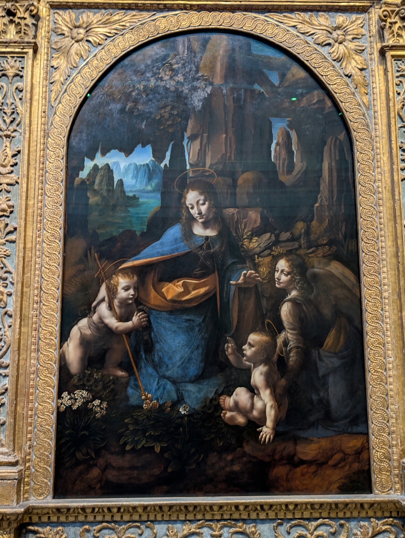 London: National Gallery, Da Vinci.  The Virgin of the Rocks (~1500)