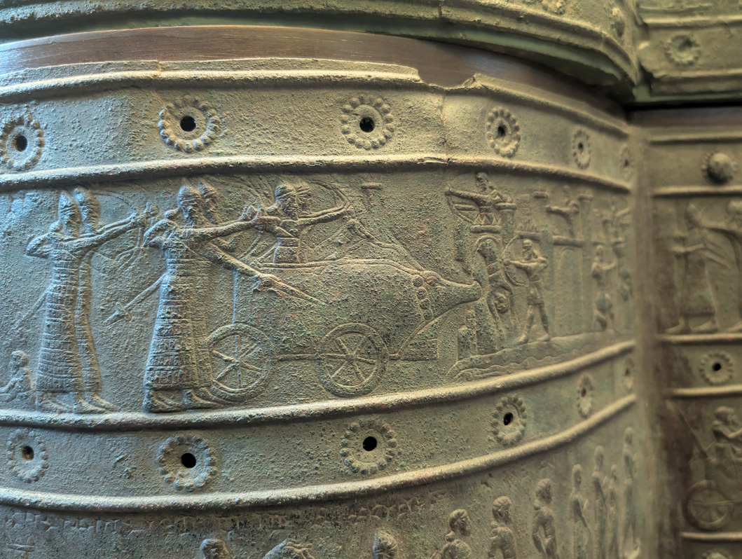 British Museum: Assyrian Section, Assyrian Batterng Ram in action