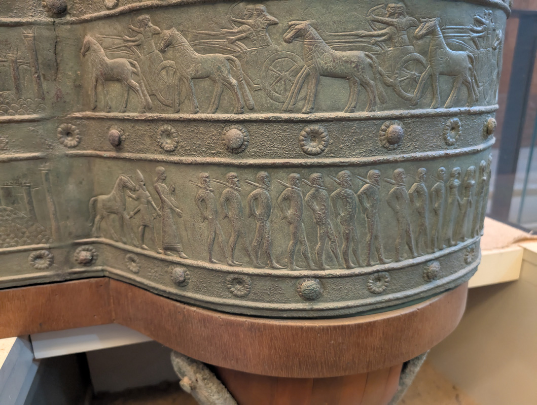 British Museum: Assyrian Section, Charioteers & Prisoners