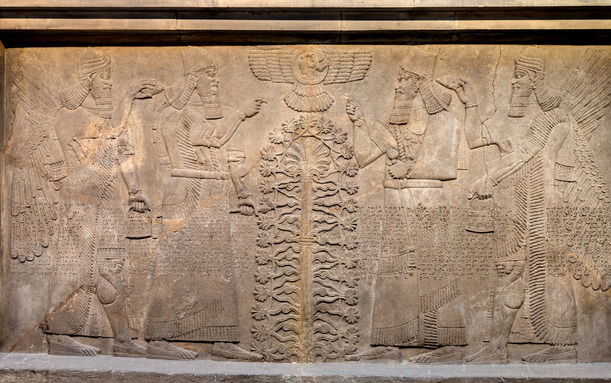 British Museum: Assyrian Section, Assyrian Wall Panel