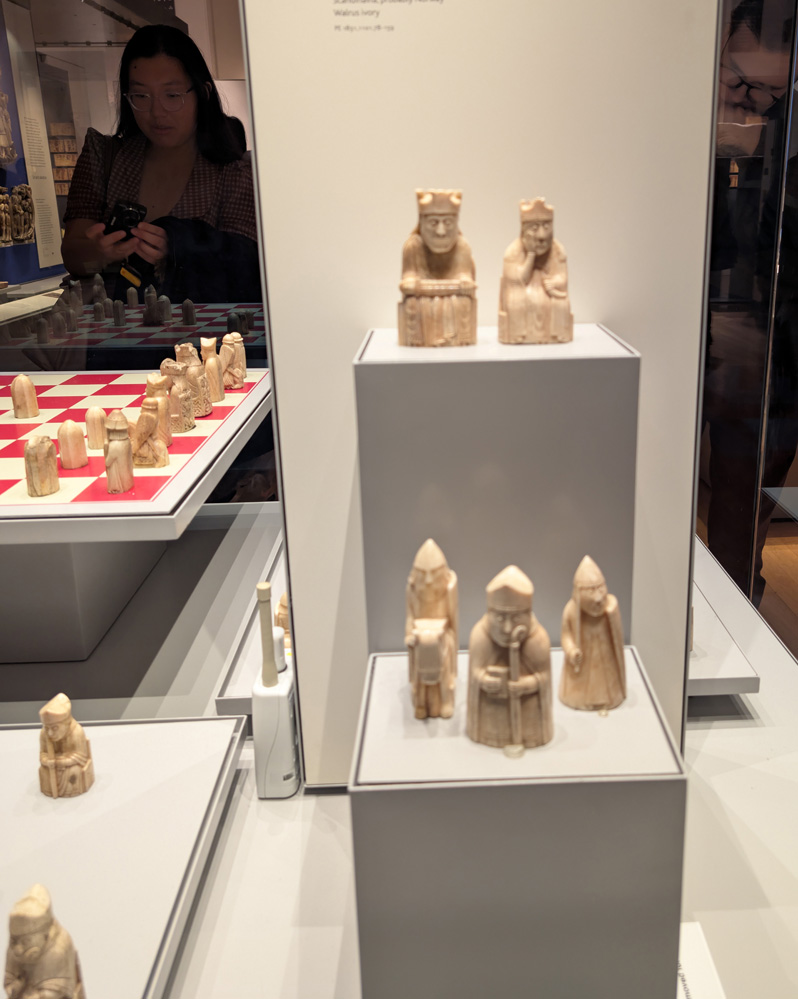 British Museum, Lewis Chessmen.  1150-1200