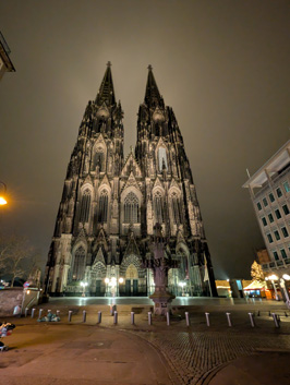 Night View, Cologne Cathedral, Cologne++, December 2024