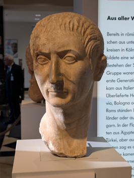 Bust of Trajan, Cologne: Römisch-Germanisches Museum, Cologne++, December 2024