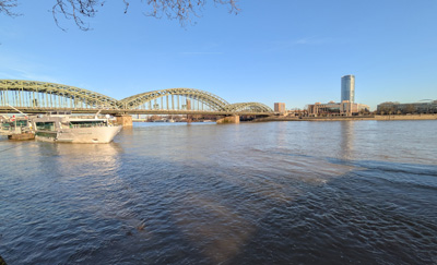 The Mighty Rhine, at Cologne, Around Cologne, Cologne++, December 2024