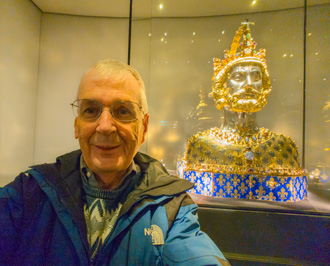Graham mugs with Charlemagne, Aachen Cathedral Treasury, Cologne++, December 2024