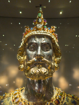 Charlemagne, Aachen Cathedral Treasury, Cologne++, December 2024