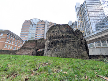 "Roman Fort Gate" Wallside, London: Roman Londinium, Cologne++, December 2024