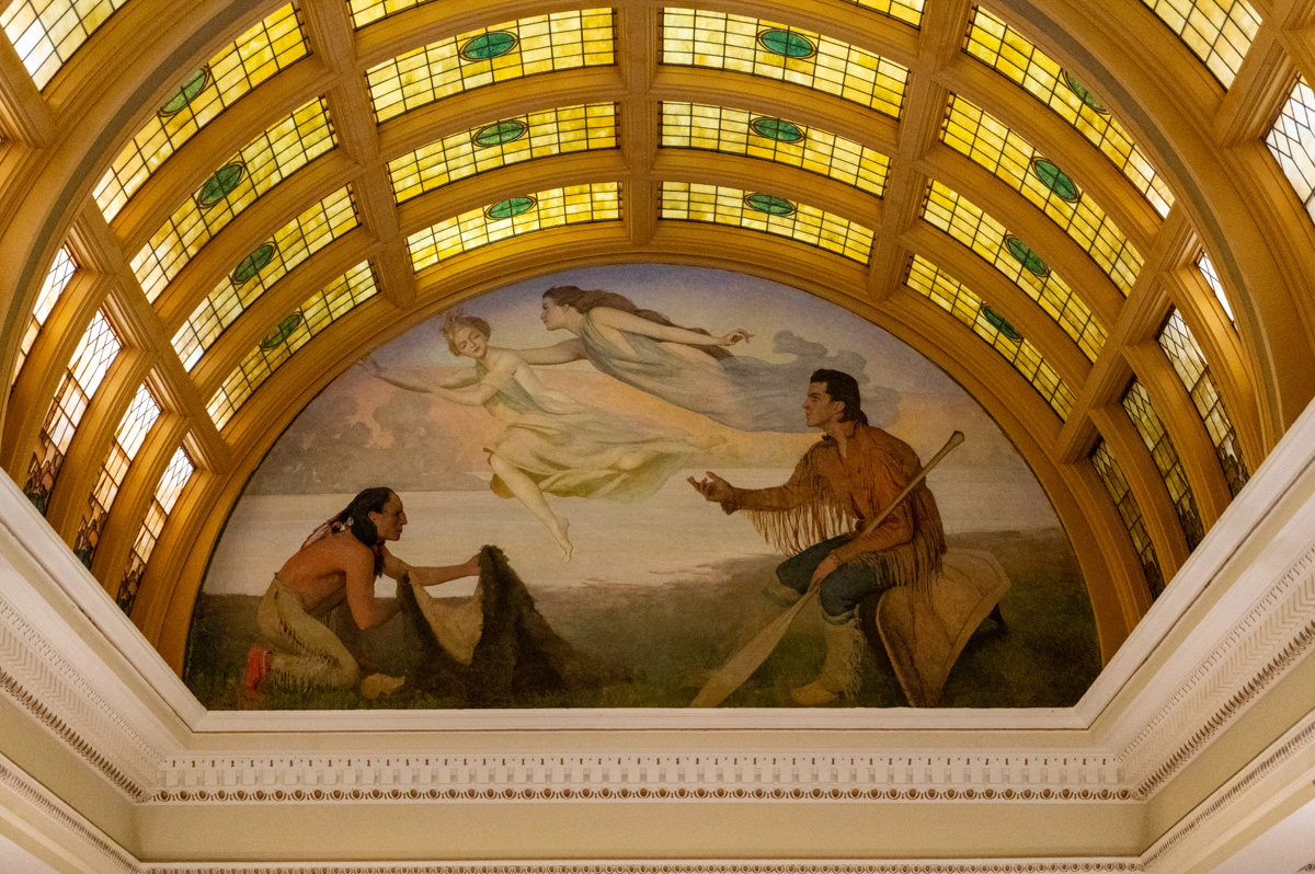 South Dakota State Capitol, Indian + trader