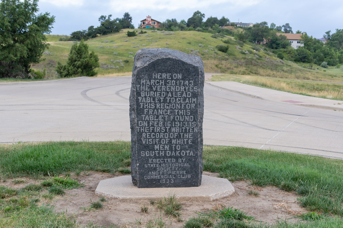 Verendrye Monument, outside Pierre, Verendrye Monument