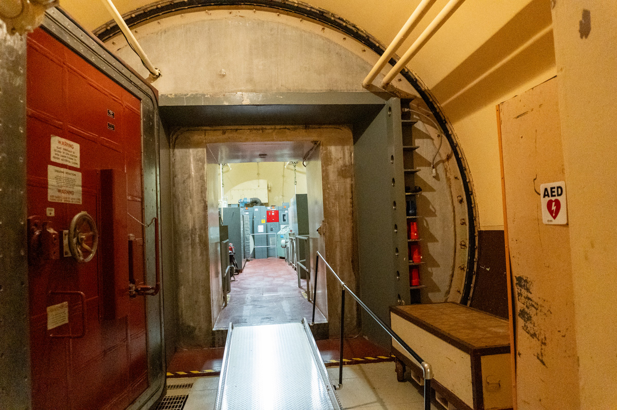 Ronald Reagan Minuteman Missile Site, North Dakota, Entry to Support Bunker
