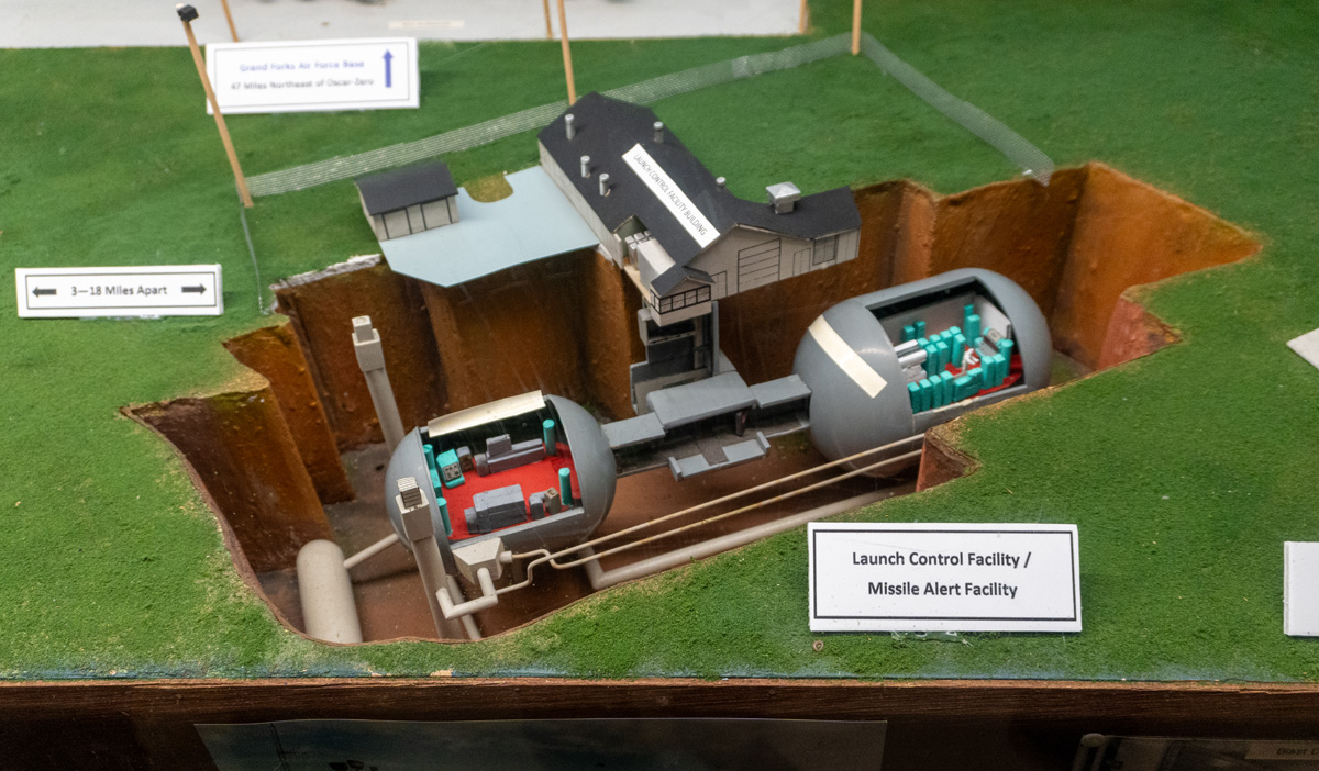 Ronald Reagan Minuteman Missile Site, North Dakota, Base layout model