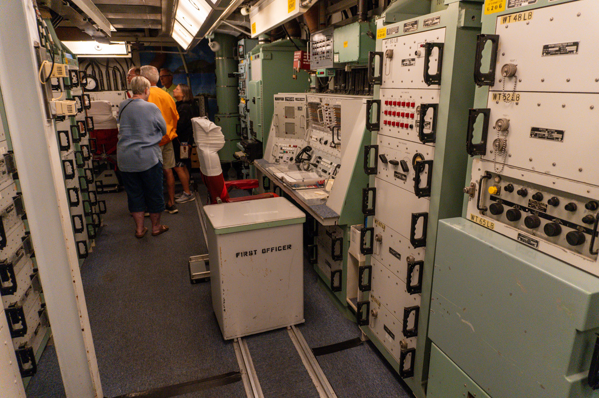 Ronald Reagan Minuteman Missile Site, North Dakota, The command bunker is suprisingly spacious this is double-size - most command bunkers were smaller.